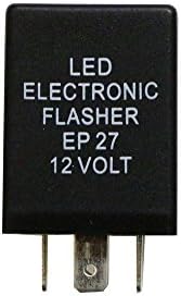 ijdmtoy 5 pinos EP27 FL27 LED de relé de pisca-pisca eletrônico correção como lâmpadas de giro LED lâmpadas hiper flash
