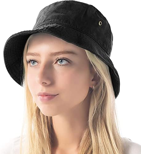 2 Pacote para mulheres diariamente algodão chapéu de algodão verão ao ar livre UV Packable Sun Hat Hat Hat de Viagem de Viagem de Férias de Férias Cabela