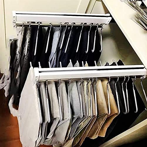 Racks de secagem de Fehun, rack de secagem/rack de secagem do armário de trilho de roupa, salve espaço, rack de secagem de guarda-roupa expansível, rack de armazenamento doméstico, 30cm-60cm/550mm