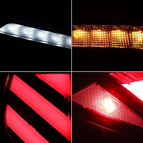 Luzes traseiras LED completas HWLMPS COMPATÍVEL COM -2021 10ª Gen Honda Hatchback/Type R, W/Sequencial Turn Signal & Startup Animation, Lâmpada traseira defumada, plug and play