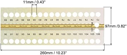 Patikil 73-108 Posições Bordado Organizador de papel do fio, 50 PCs Pontos cruzados Linha de linha para armazenamento de ferramentas