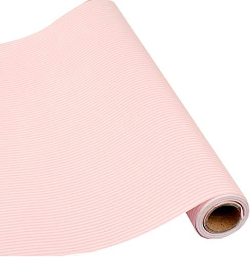 Papel de contato rosa papel de prateleira de prateleira auto adesiva Casco e papel de parede do bastão para bancadas da cozinha