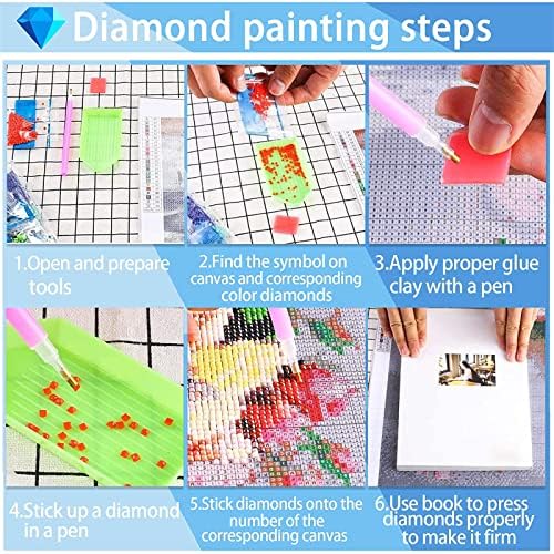 Diamond Painting Kits Family Diamond Diamond Art para adultos, diamantes Dots Dots Full Drill Bordado Cross Stitch Crystal Rhinestone