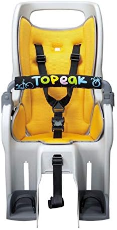 TOPEAK TOPKK BABYSEAT II SOMENTE BABYSEAT II, ​​SOMENTE BABYSEAT, sem rack, bloco de assento em cores amarelo