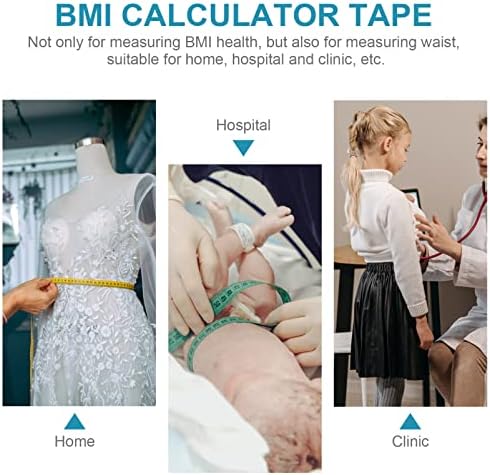 Fita telescópica Kisangel Medida 2PCS BMI BMI Fita flexível Fita de fita de fita adesiva Medição da régua Circonference Fita Medida Medida Medida de Medição Fita