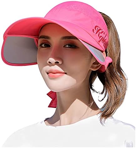 Visor de viseira de viseira Golfe Cap suor feminino Elastic absorvente largo Sun Baseball Caps Plain Baseball Cap Toddler