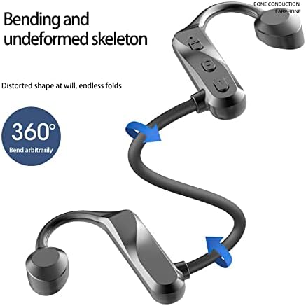 Condução óssea premium Open-Ear Open-Ear-Ear Bluetooth óssea fones de ouvido-fones de ouvido resistentes ao suor para