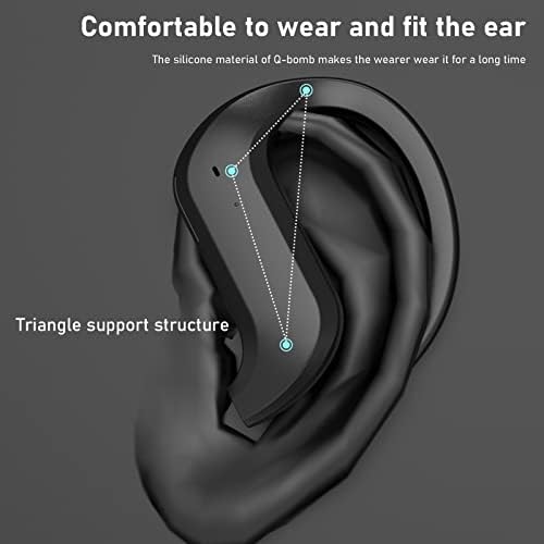 Fones de ouvido Bluetooth, fones de ouvido, fones de ouvido sem fio, som de hiFi, controle de impressão digital, fones de ouvido à prova