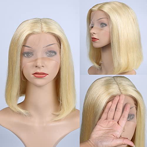 Modoll Hair 613 Bob Wig Human Human 10 polegadas 613 Loira Bob peruca para mulheres 13x4x2 Lace Fronte