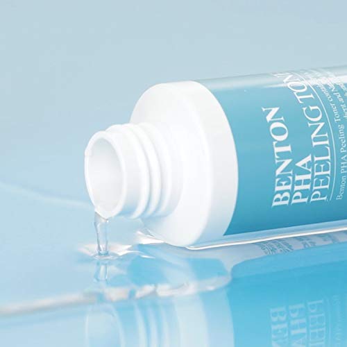 Benton Pha Pasca Toner 150ml - Toner de esfoliação facial AHA & BHA sem irritação na pele, hidratação e calmante para a pele sensível