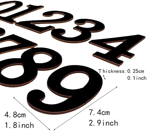 Balacoo 2 conjunta números de desenhos animados de madeira, números de geladeira letras matemáticas