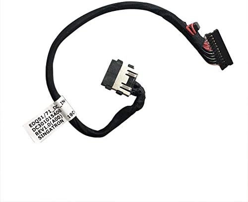 Substituição de soquete de cabo de tomada de potência Zahara DC para Dell AW M15 M17 R2 0J60G1 J60G1 DC301015A00