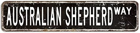 AROGGELD Australian Shepherd Sign Australian Shepherd metal sinal