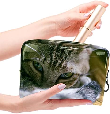 Tbouobt Bags cosméticos sacos de maquiagem para mulheres, bolsas de maquiagem pequenas bolsas de viagem, animal de gato