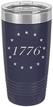 Rogue River Tactical Betsy Ross 1776 American USA Flag 20 oz. Viagem Copo da caneca do copo de viagem com pálpebras de pó de vácuo