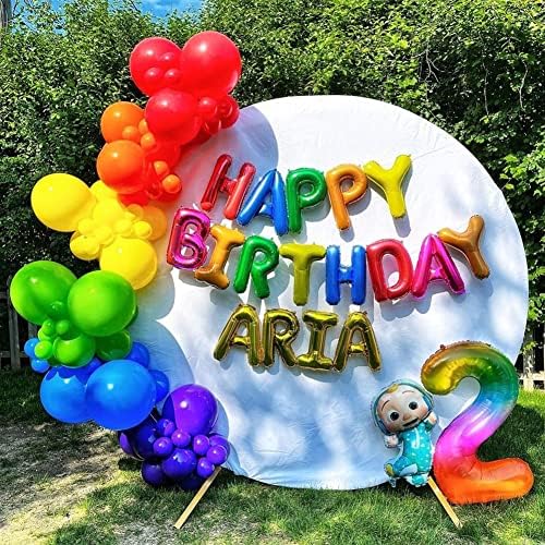 146pcs Balões arco -íris kit de guirlanda variados balões coloridos balões de festa multicolorosa guirlanda para festa de aniversário