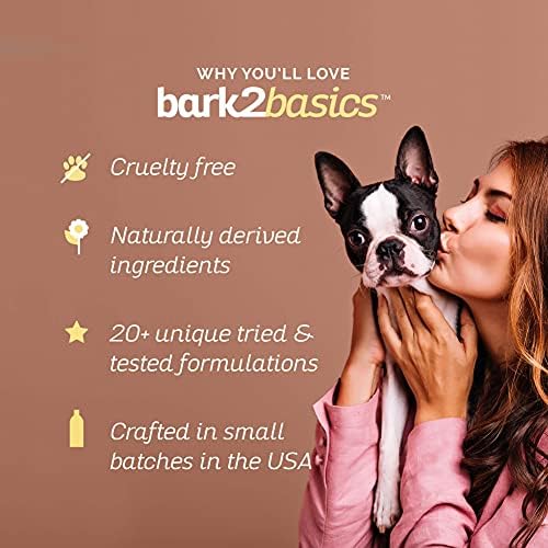 Bark2Basics Oatmeal Shampoo e pacote de condicionadores | Criado com aveia coloidal, todos os ingredientes naturais
