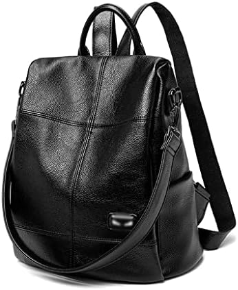 Ghghf Fashion Backpack Padrão de lichia feminino Trendência de couro macia Primavera e mochila de verão Bolsa de viagem multiuso
