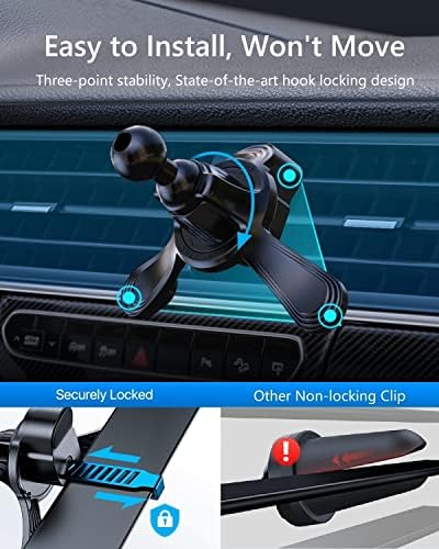 Andobil Dashboard Car Phone Titular, [Fácil, mas estável, nunca deslize e outono] Porta de celular de silicone reutilizável