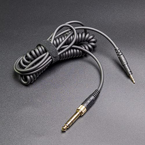 Voarmaks 4 Pólo Long Steps Audio DJ Cable Line Plug compatível com pioneiro HDJ-X5 X7 S7 CUE1 fones de ouvido estendidos de mola enrolada DJ Wire