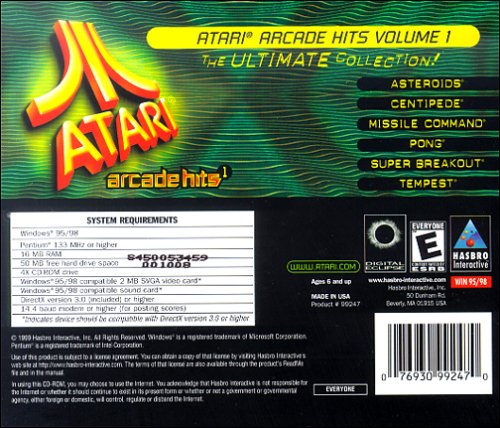 Atari Arcade Hits 1 - PC