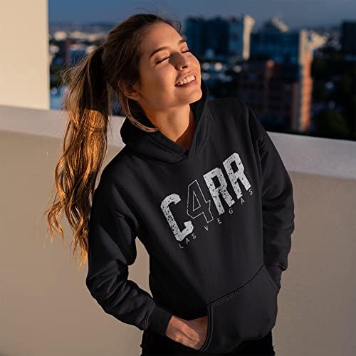 Inkpressionistas C4RR Las Vegas Capuz Fãs Classic Black & Silver Unisex Adult