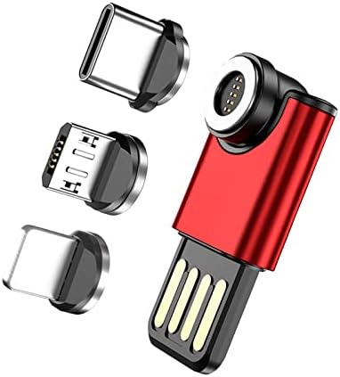 3 em 1 adaptador de sucção magnética Adaptador USB Adaptador de sucção magnética universal funciona com todos os