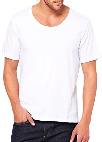 Camiseta de pescoço de camisa masculina de Bella Canvas Men