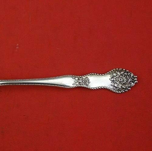 Alolphus por Mount Vernon Sterling Silver Cold Meat Fork GW perfurou com flores 7