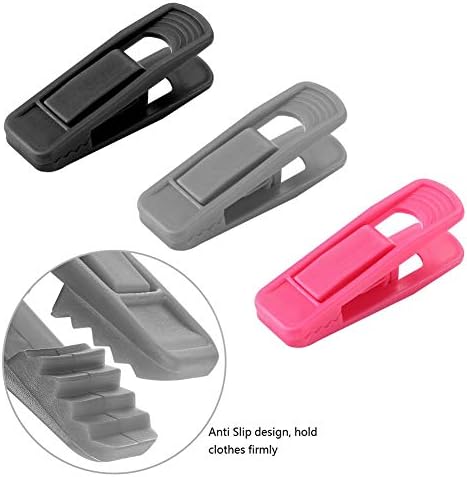 SuperShot cabids clipes plástico calças à prova de arremetos de calças clipes de dedos fortes clipes laminados 20pcs