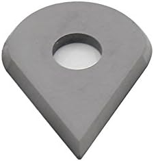 Conjunto de lâminas de raspador de carboneto de Oscarbide 3pcs incluem o triângulo redondo em forma de triângulo para remover cola
