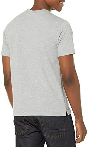Brooks Brothers Algodão de algodão masculino Camiseta de logotipo de pista de tripulação