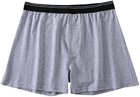 BMISEGM Men's Underwear masculino boxer Roupa Inferior Cotton Arrowhead Loose Plus Sizer Boxer Calças Casa de pijama