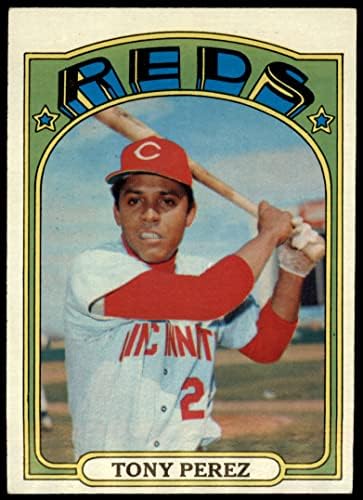 1972 Topps # 80 Tony Perez Cincinnati Reds Ex Reds