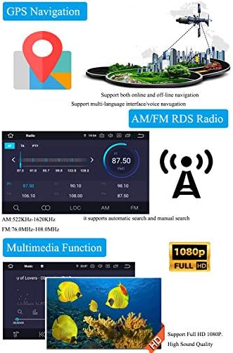 XIDO Android 9,0 estéreo de carro 7 polegadas no carro Dash Car Radio Octa-Core Ram 4G ROM 32G Cabeça GPS de navegação