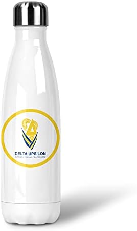 Delta Upsilon Fraternidade Aço inoxidável garrafa de água 17 oz
