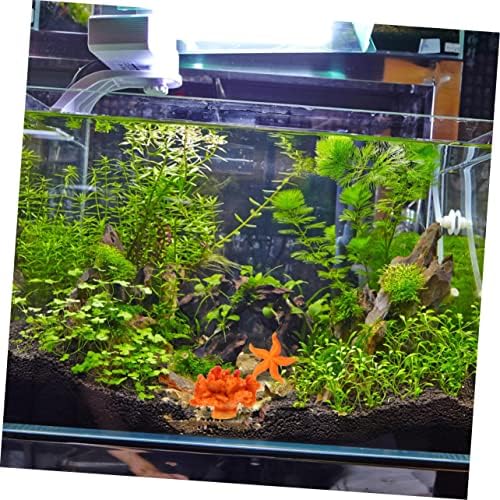 Besportble 4pcs Plantas multicoloridas sob o mar Acessórios de mesa de mesa de peixe Aquário Aquário Supplium Supplium