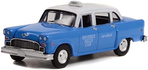 Toy Cars 1971 Táxi verificador azul w/White Top Beverly Hills Cab Starsky e Hutch Hollywood Special Edition 1/64 Modelo Diecast Car