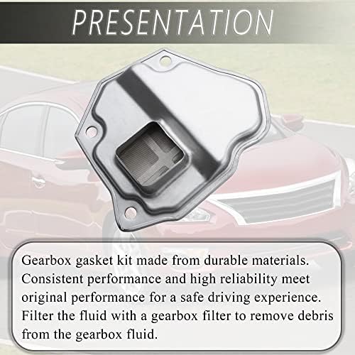 Filtro de transmissão Kit de junta de óleo do filtro para Nissan Altima Rogue Juke NV200 1.6 2,0 2,5 3,5L com JF011E Caixa de engrenagens