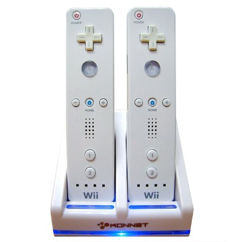 Konnet Dual Charger para controladores Wii