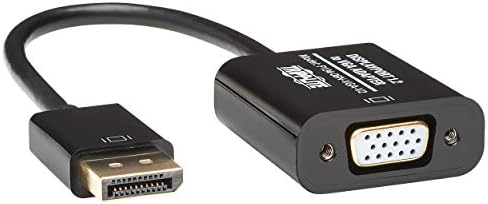 Tripp Lite DisplayPort para VGA Adapter Cable Conversor Active, DisplayPort 1.2 & HDMI para VGA Adaptador de vídeo Extender