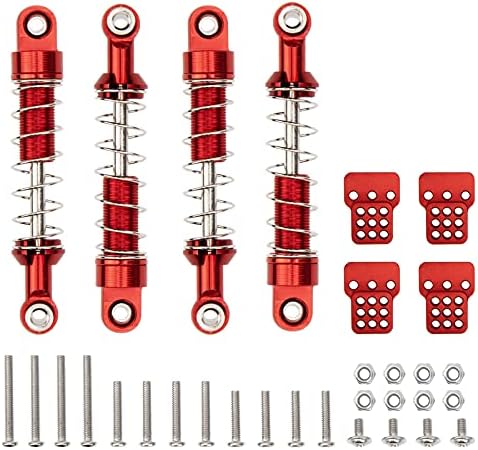 Suspensão do amortecedor de amortecedor de metal vgoohobby com montagem de assento de extensor compatível com 1/12 mn