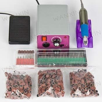 Ferramentas de unhas Pro 25000 RPM Máquina de perfuração de unhas elétricas Manicure Drills Acessório Acrílico Ferrilha de Brill Bits Pedicure Kit -