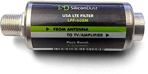 Silicondust LPF-608M LTE Filtro para antenas de TV EUA 2020 Padrão 600/608/618MHz