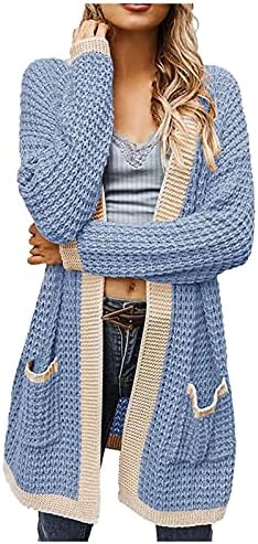 Casacos de inverno femininos de tamanho grande, suéter de praia véspera de Natal de plus size simples de manga longa