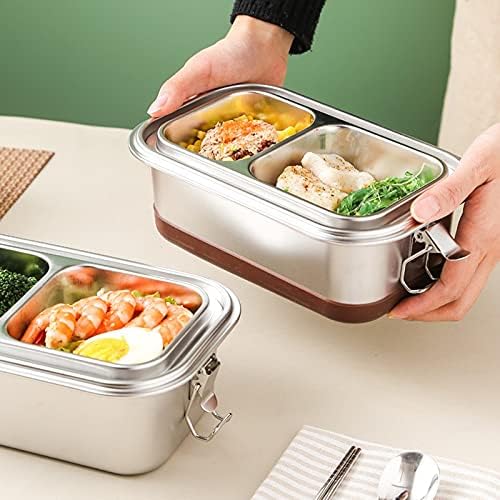 WJCCY Lunch Box for Kids Food Recectista Bento Caixa 304 Top Staen Stoneless Stove