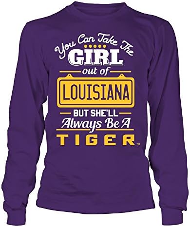 T -shirt FanPrint LSU Tigers - Tire a garota