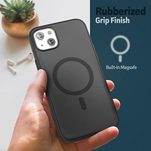 Enciado Slimshield projetado para iPhone 14 de capa com coldre de clipe - compatível com MagSafe