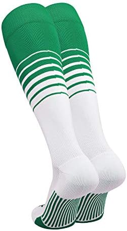 TCK Sports Elite Breaker Soccer Socks com estrech cruzado extra para guardas de canela
