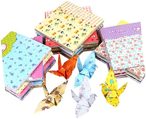 Operitacx 2 pacotes/144 folhas artesanato para crianças origami infantil álbum de fotos criativo origami papéis dobráveis ​​papel impressora projetos dobráveis ​​projetos de scrapbook de impressão de papel suíte de papel padrão